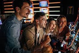 Game details and payout info Game information and RTP display
